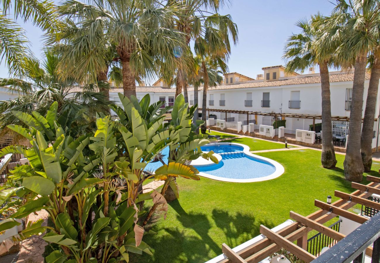 Casa adosada en Alcoceber / Alcossebre - Casa adosada con jardín y piscina - PALM BEACH