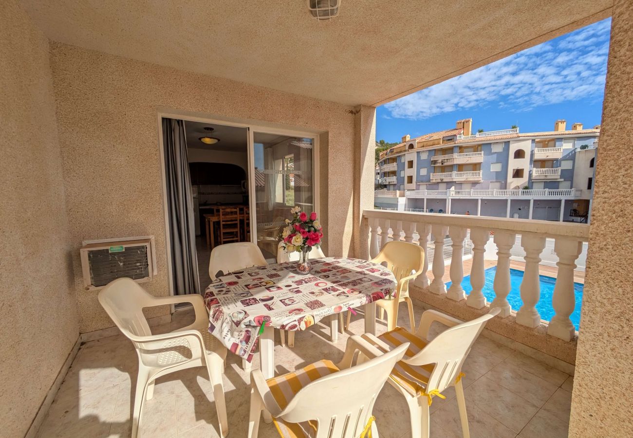 Apartamento en Alcoceber / Alcossebre - Apartamento con aire acondicionado y piscina