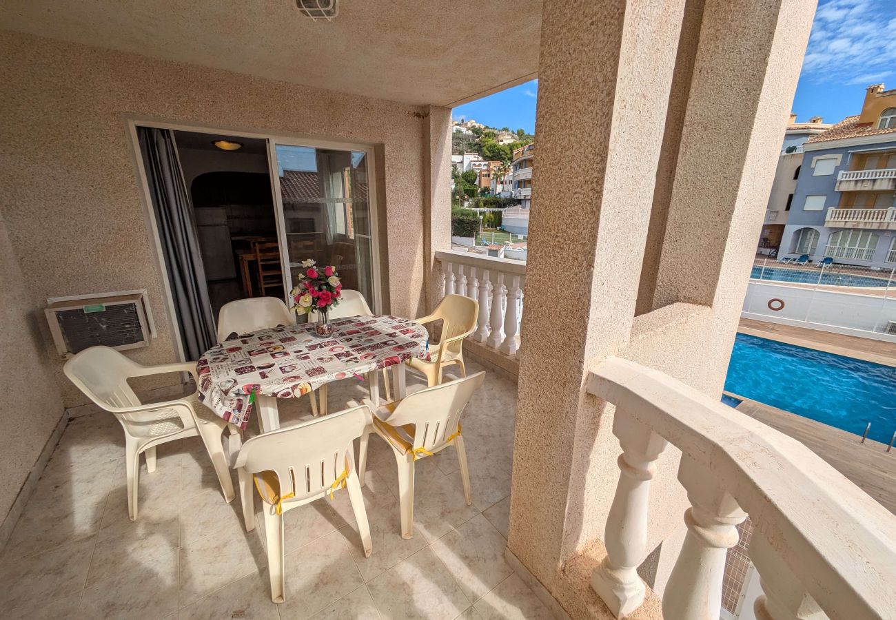 Apartamento en Alcoceber / Alcossebre - Apartamento con aire acondicionado y piscina