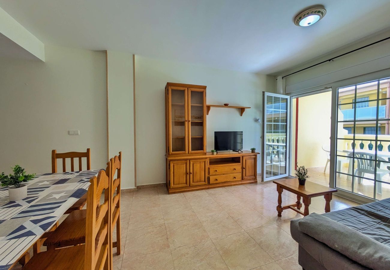 Apartamento en Alcoceber / Alcossebre - Bajo con terraza junto a la piscina - Madeira