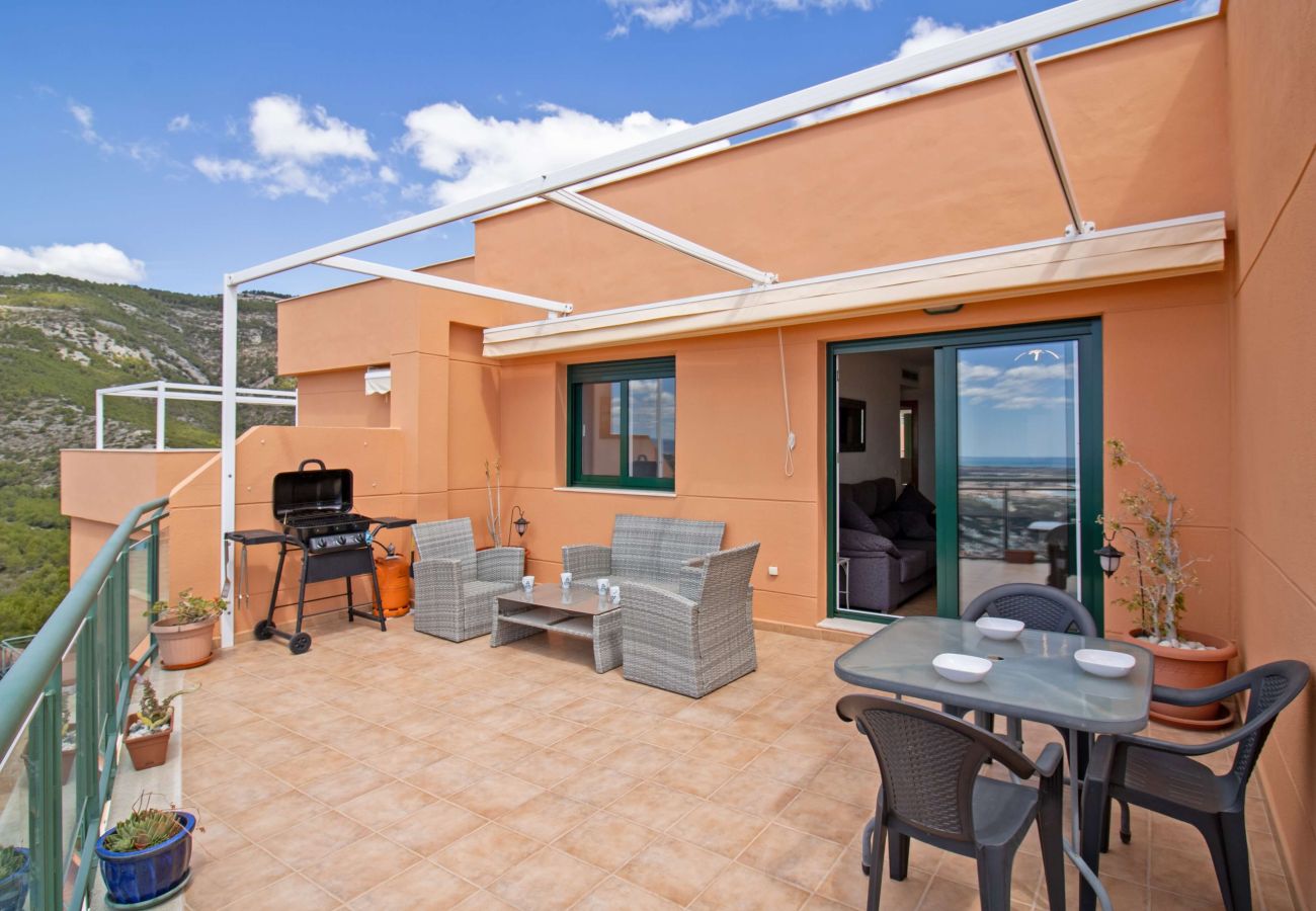 Apartment in Alcocebre / Alcossebre - Luxury Atico con BBQ y vistas privilegiadas