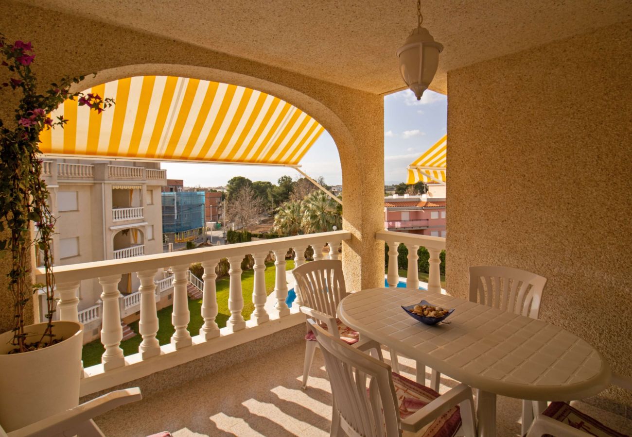 Appartement à Alcocebre / Alcossebre - Playa Cargador - Apartamento con piscina PALMERAL